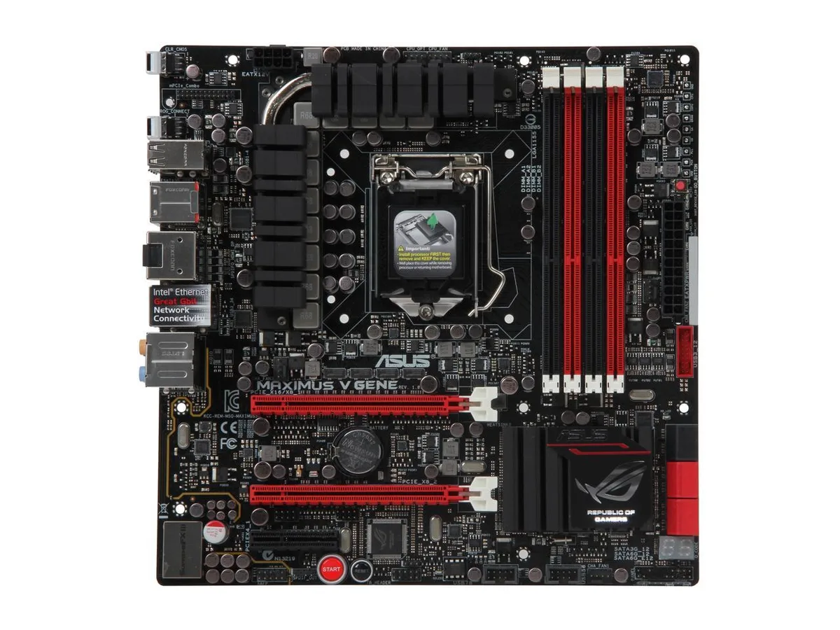 DoDo DIY DoDo DIY ASUS Maximus V Gene LGA 1155 Intel Z77 Micro ATX Motherboard — product photo