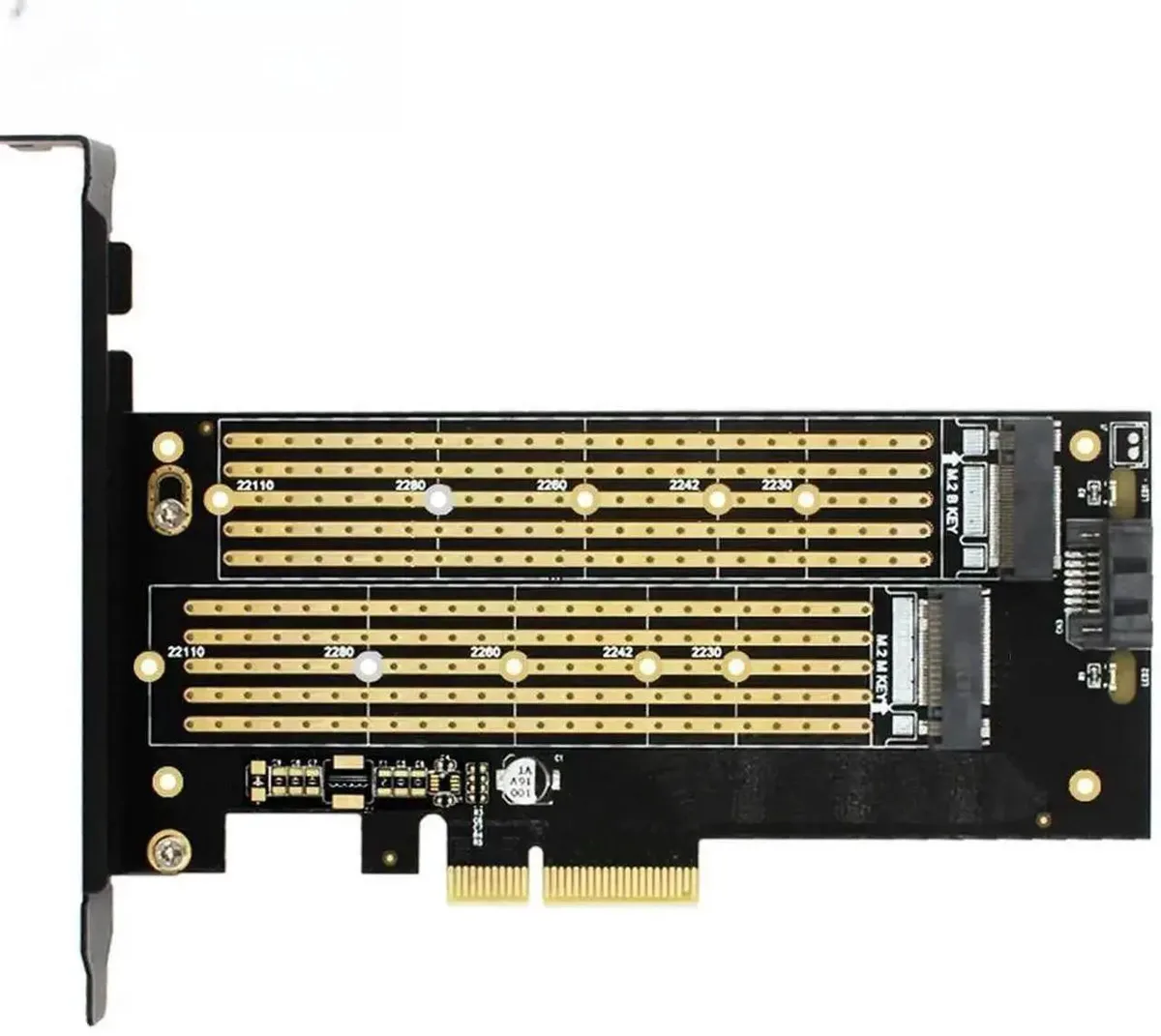 SMUGDESK SMUGDESK SK6 M.2 NVMe SATA PCIE 3.0 X4 Adapter 2230-22110 — product photo