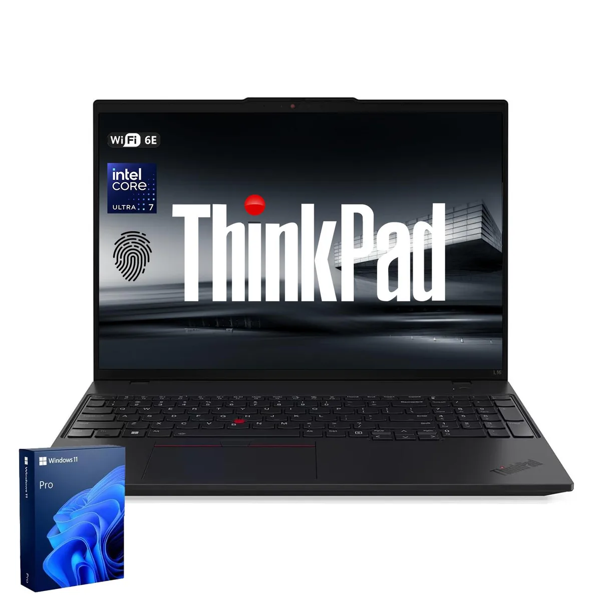 Lenovo Lenovo ThinkPad L16 Gen 2 Intel Core Ultra 7 255U 16" FHD+ 32GB 1TB business laptop — תמונת המוצר