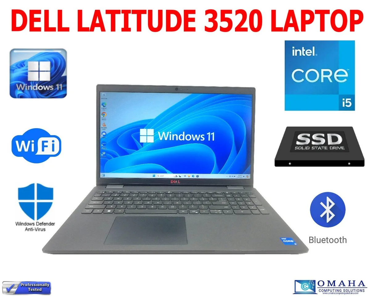 DELL DELL LATITUDE 3520 i5-1135G7 2.40GHz 8GB 256GB SSD 15.6" Win11 Pro Grey — φωτογραφία προϊόντος