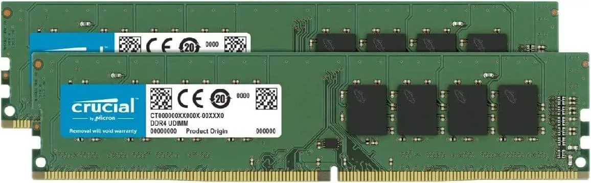 Micron Micron 64GB (2×32GB) DDR4 2666 CL19 desktop RAM — photo du produit