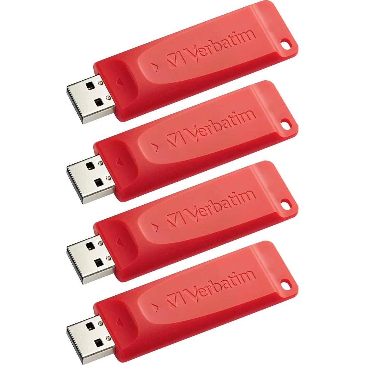 VERBATIM VERBATIM 96317CT Store 'n' Go USB 2.0 flash drive 64GB (16GB x 4) red — fotografie produktu