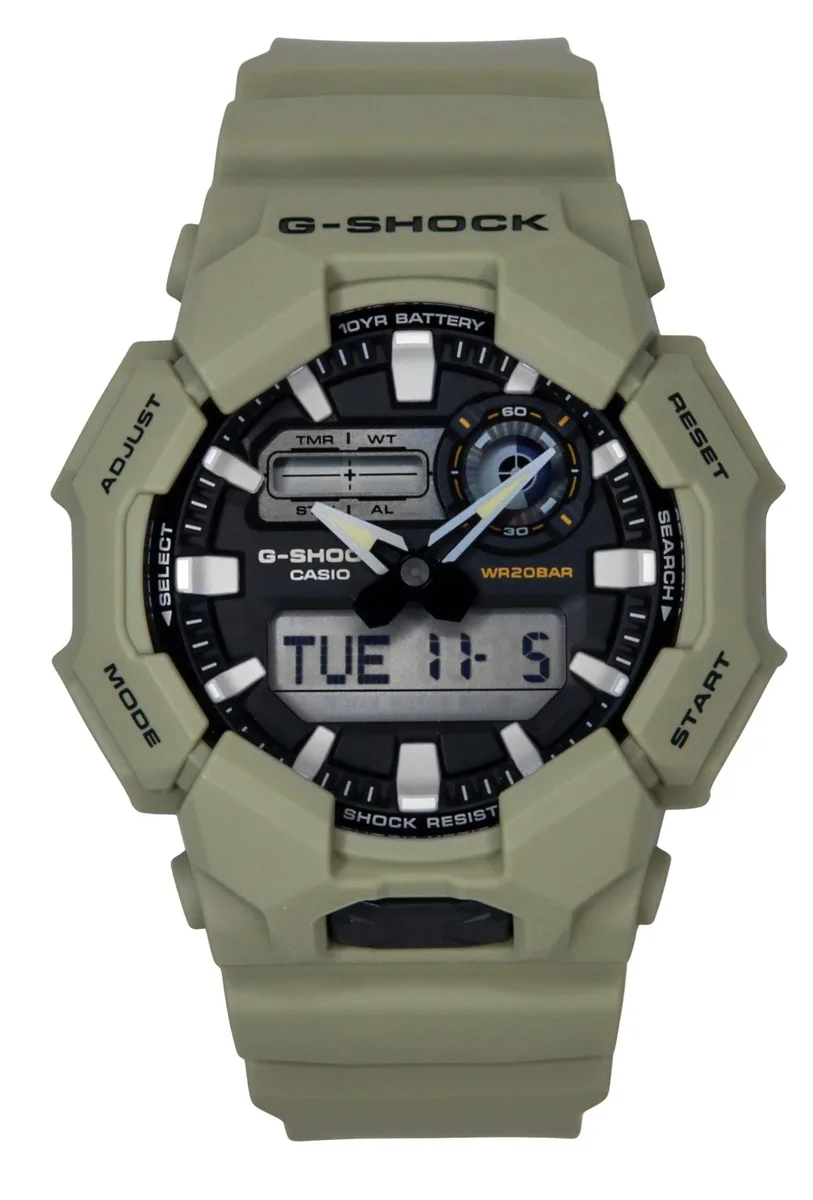 CASIO CASIO G-Shock GA-010-5A Watch Black Carbon 200M — preces foto
