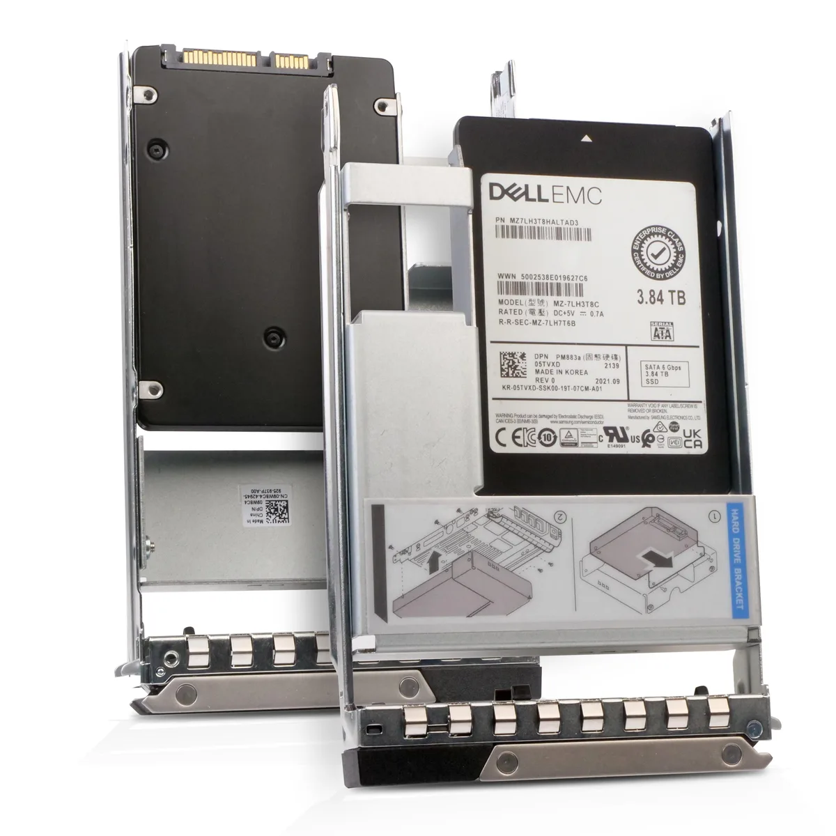 DELL DELL 05TVXD 3.84TB SATA 2.5in 3.5in hybrid enterprise SSD — photo du produit