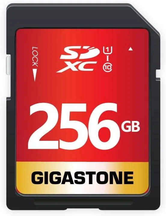 Gigastone Corporation Gigastone Corporation 256GB SDXC UHS-I U1 Class 10 memory card — 商品写真