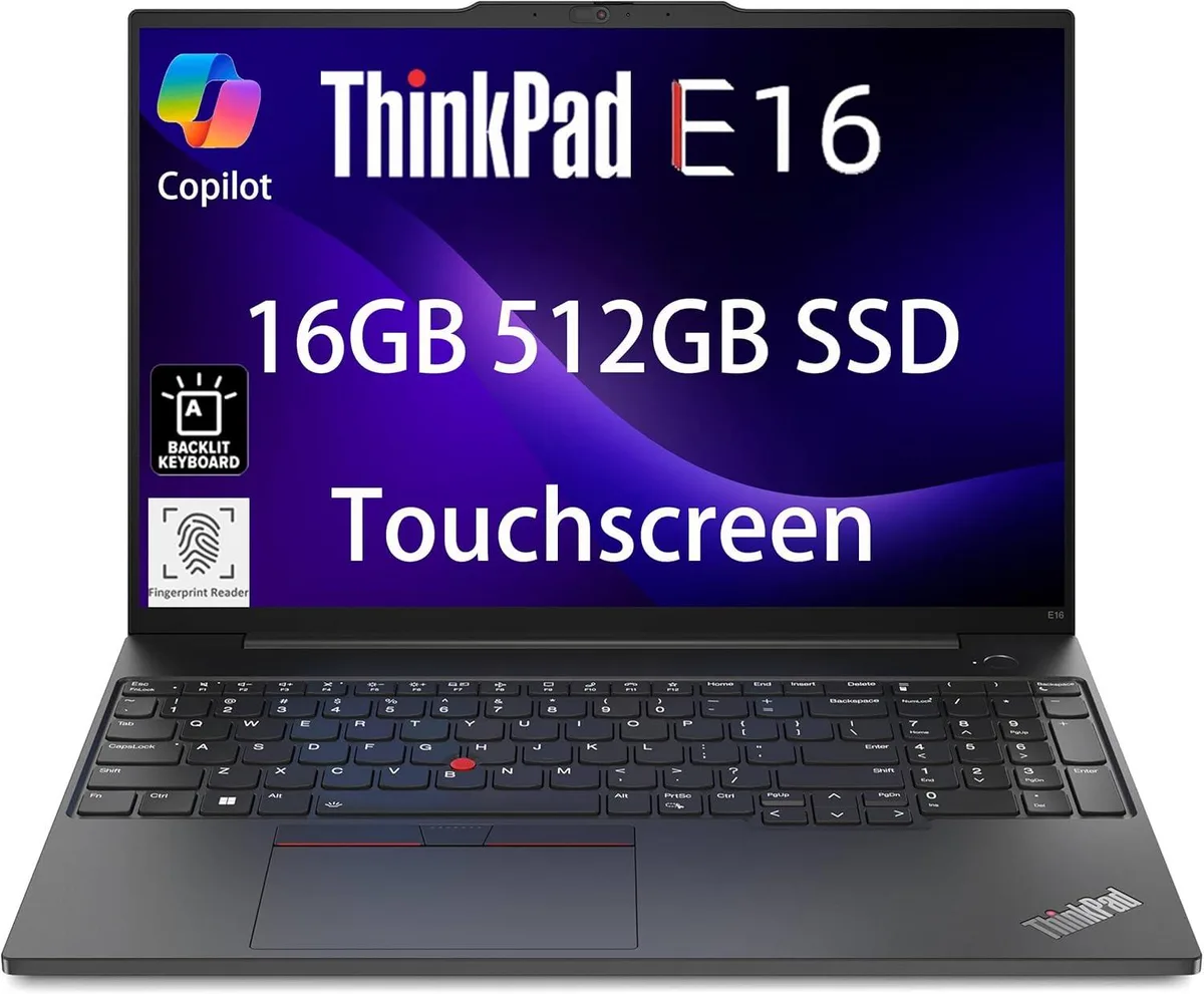Lenovo Lenovo ThinkPad E16 custom laptop 16.0" touchscreen AMD Ryzen 5 7530U 16GB 512GB — صورة المنتج