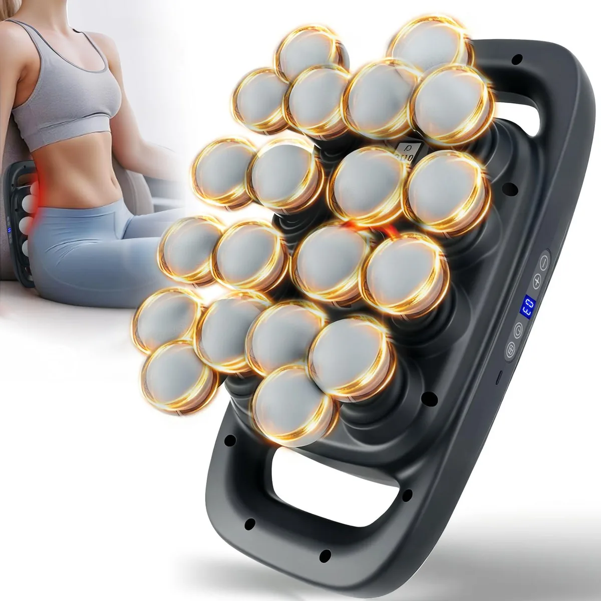  grnpeak 20 Head Massage Gun 3 Modes 30 Levels — foto del prodotto