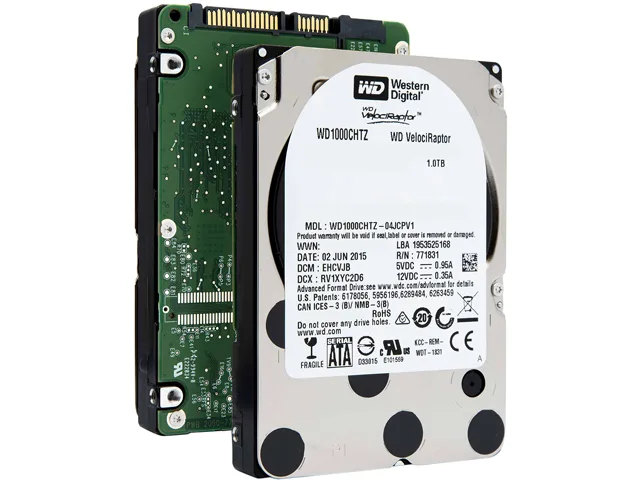 Western Digital Western Digital WD1000CHTZ 1TB 10000 RPM 64MB SATA 6.0Gb/s 2.5" laptop hard drive — produktbild