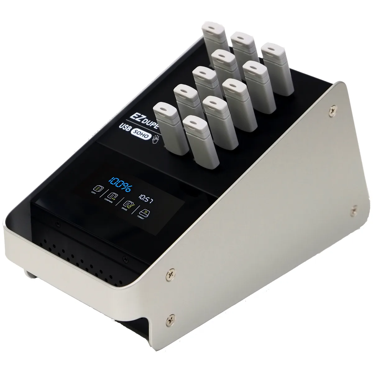 EZ Dupe, Inc. EZ Dupe SOHO USB Duplicator 1 to 10 Touch Screen DM-FU0-11V10TP — foto do produto