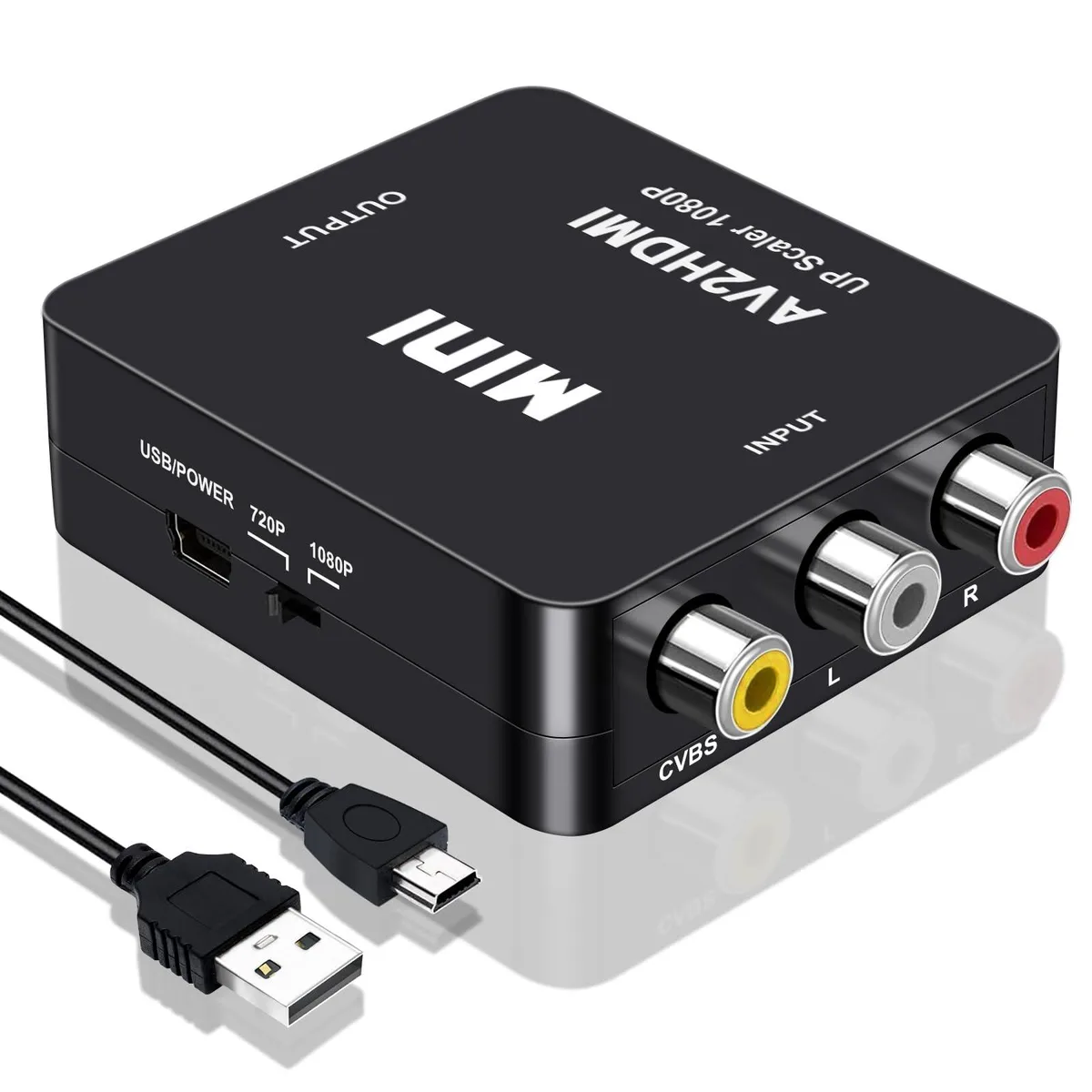  Meliya 6ec62a01-82cf-453b-8c8f-5282e06323bc RCA to HDMI Converter — 제품 사진