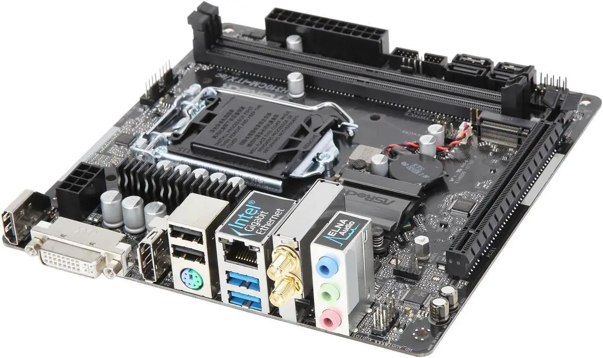 ASRock ASRock H310CM-ITX/ac LGA 1151 H310 (300 Series) DDR4 Mini ITX Intel Motherboard — product photo