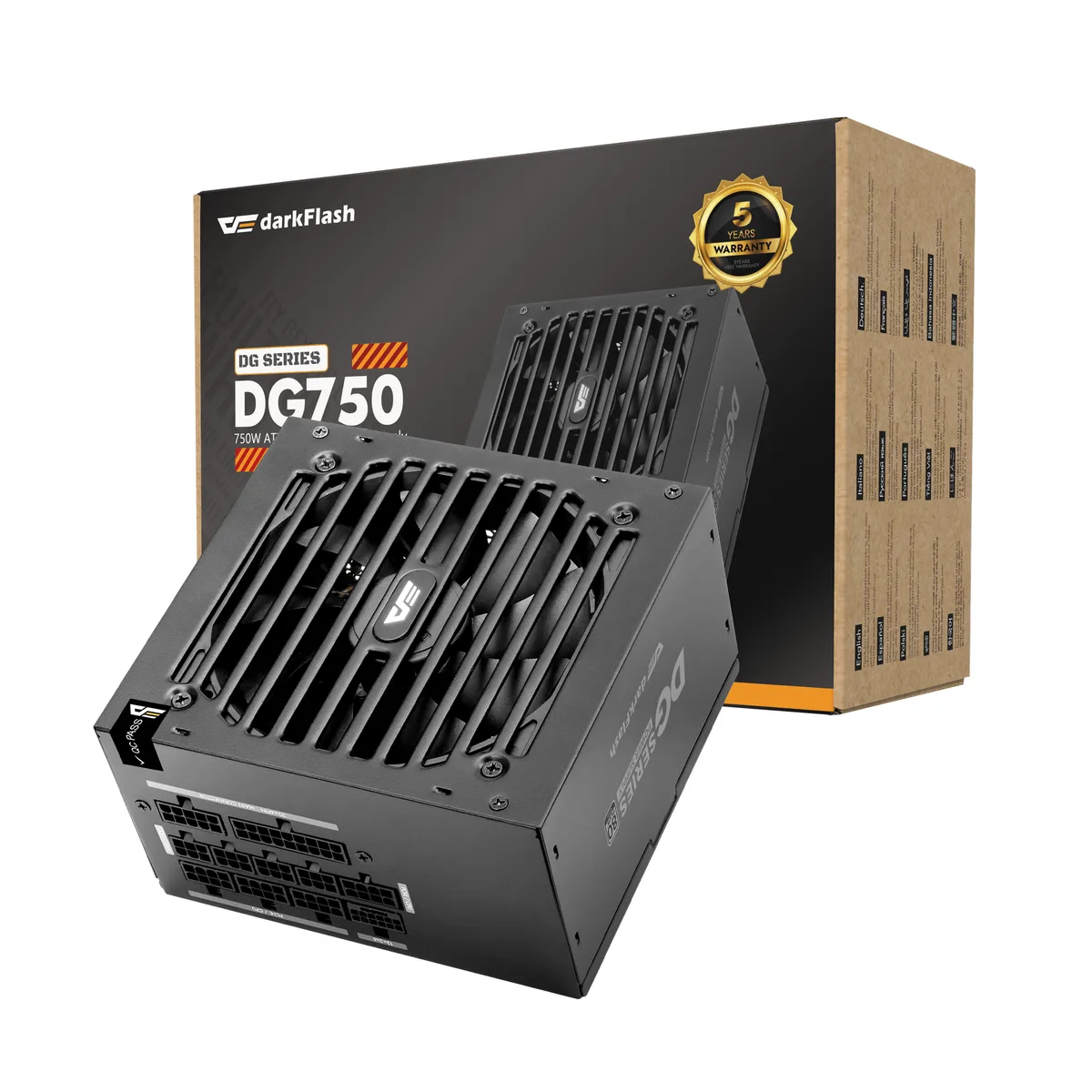 darkFlash darkFlash DF-DG-750-BK 750 W ATX 3.1 power supply — product photo