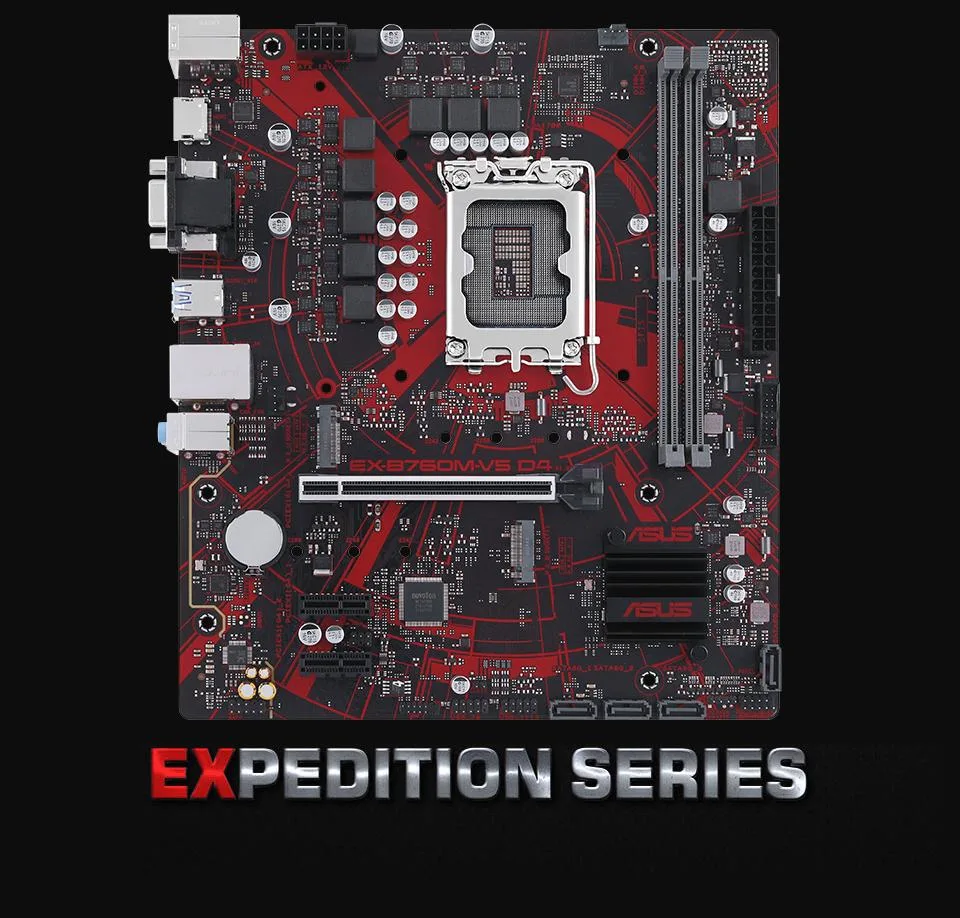 Green micro ATX motherboard with silver CPU socket and black memory slots