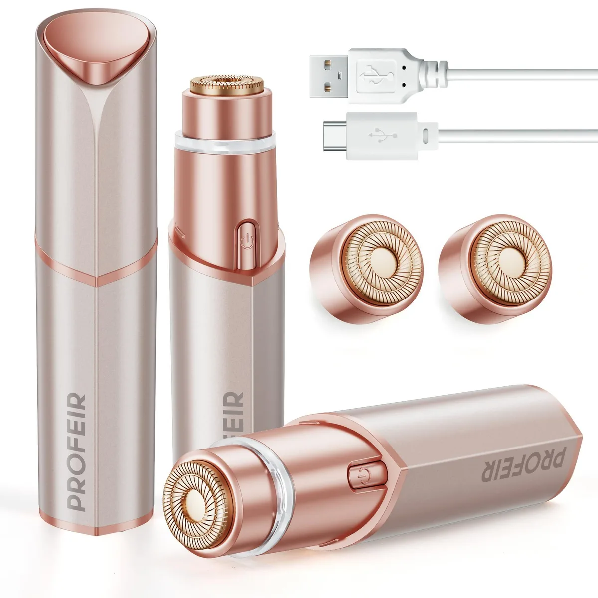 Remington PF7 Foil Shaver for Women Pink 18K Gold Blades 90-min Charge .118 kg — product photo