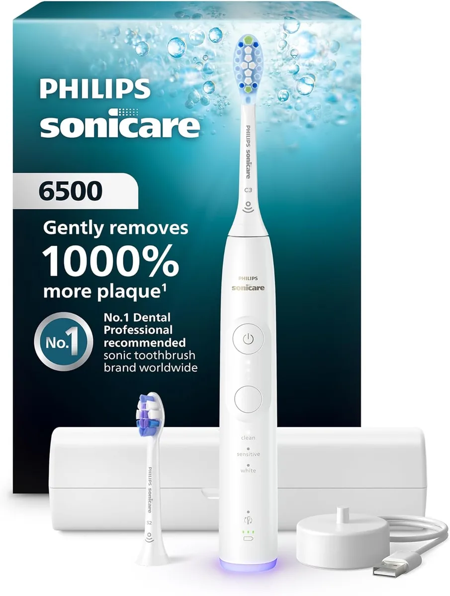 Sonicare Sonicare HX7410/10 6500 Series Electric Toothbrush White oral care — product photo