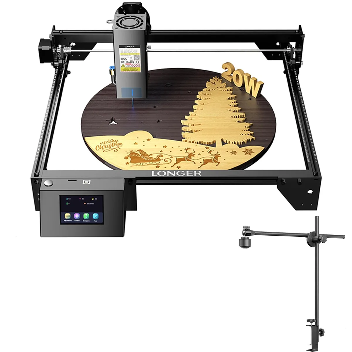 LONGER LONGER RAY5 20W Laser Engraver & 8MP Lightbum Camera Module — produktbild