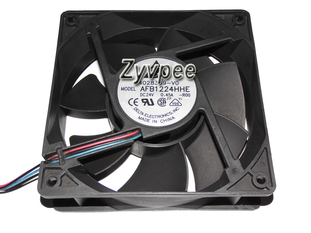 Zyvpee Zyvpee AFB1224HHE -R00 24V 0.45A 120mm 38mm 3 Pin Case Fan — 商品写真