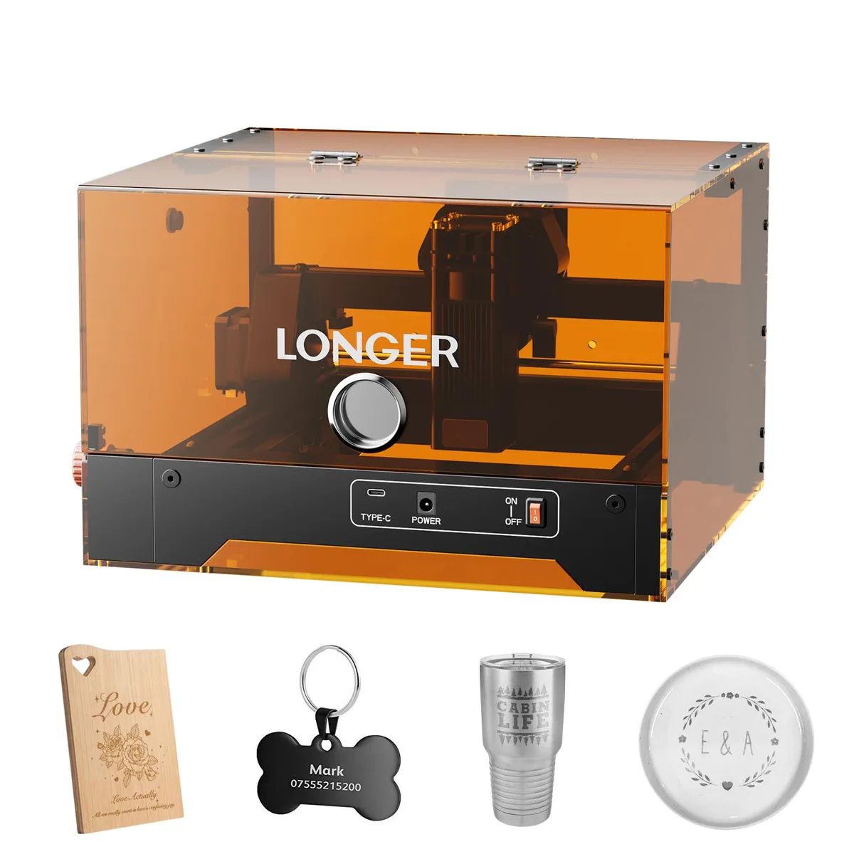 LONGER LONGER Ray5 MiniS 5.5W Laser Engraver 130×120mm 12000mm/min — photo du produit
