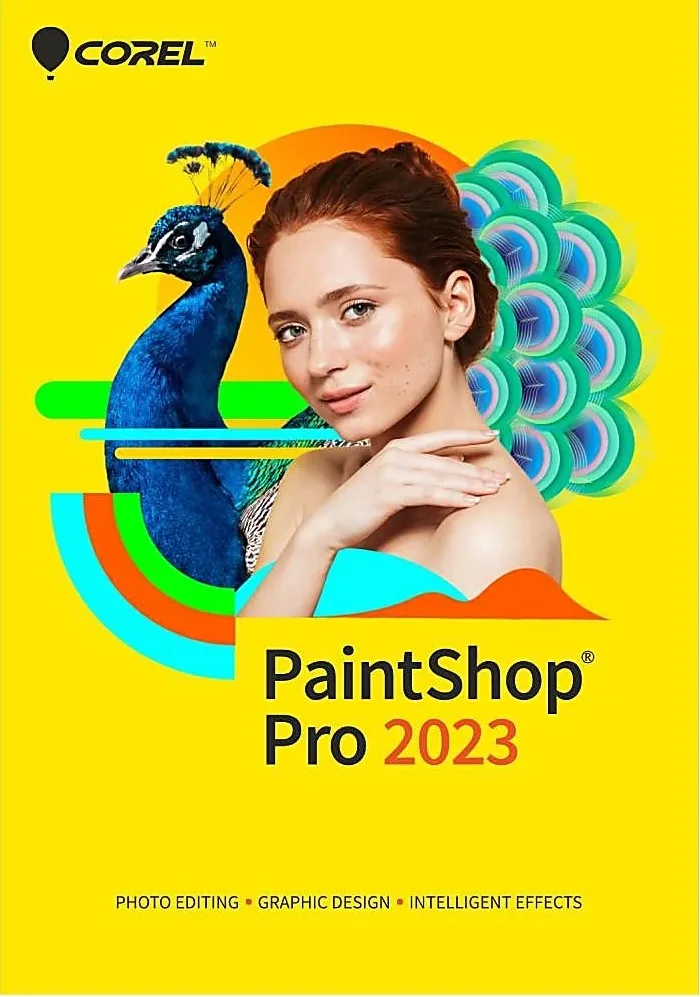 Corel Corel ESDPSP2023ML PaintShop Pro 2023 design software — ürün fotoğrafı