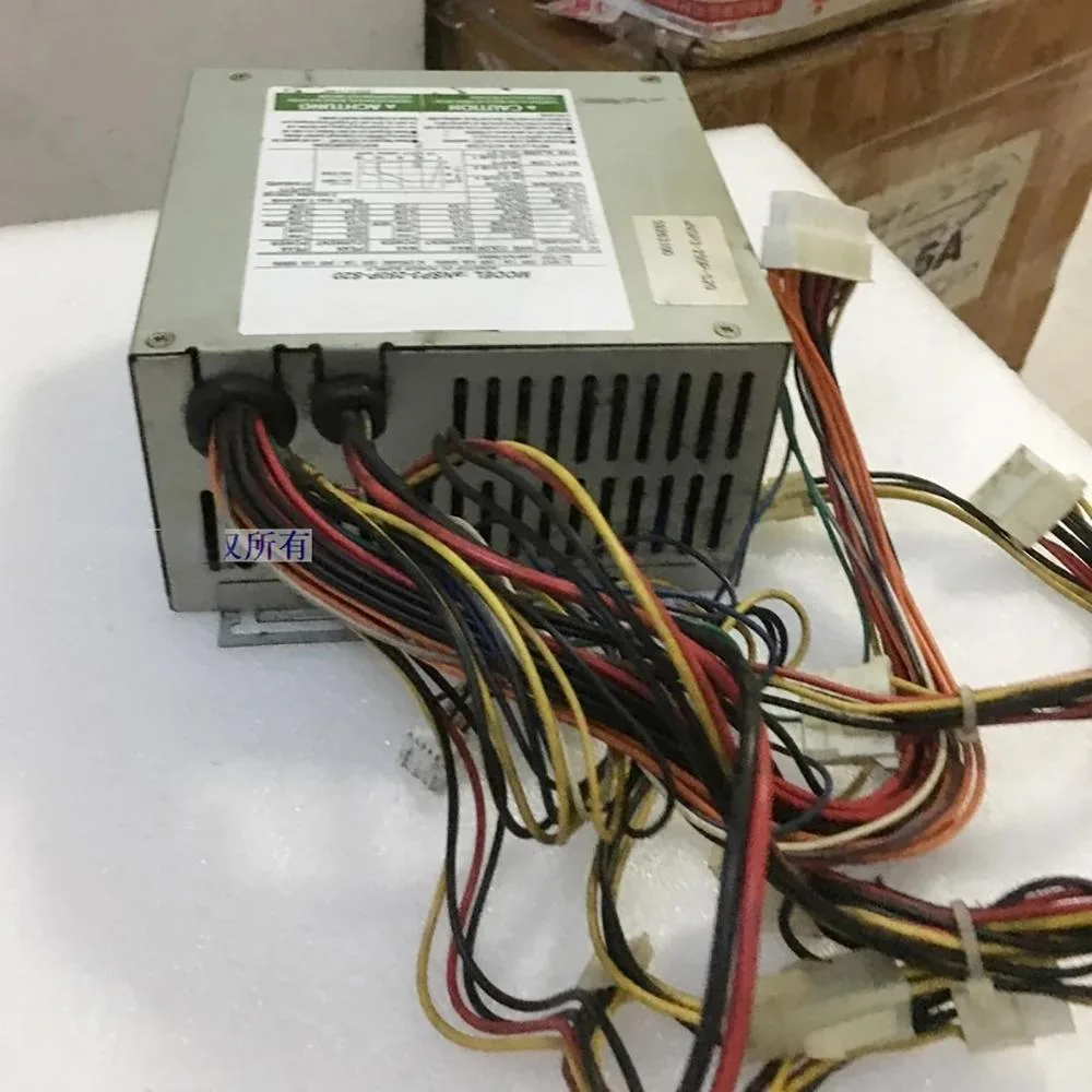 New 250W ATX power supply unit, black metal housing with fan grille