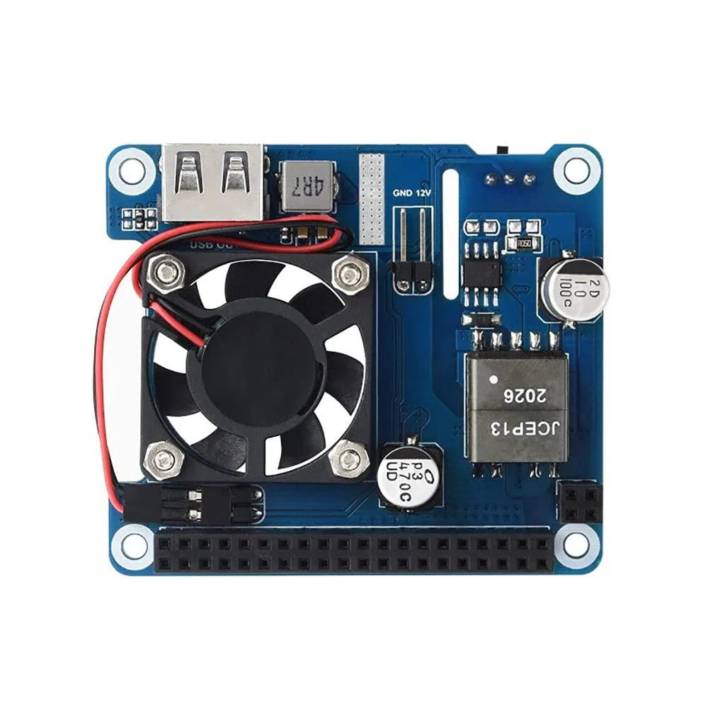LORDWORLD LORDWORLD Power Over Ethernet HAT Type C development board 802.3 — foto produk