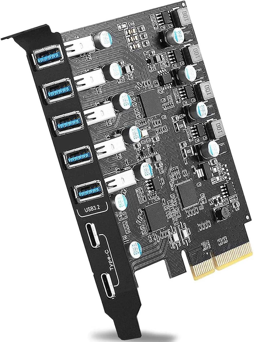 ESTONE ESTONE PCIE25A2C3.2 7-Port PCIe USB 3.2 Expansion Card — product photo