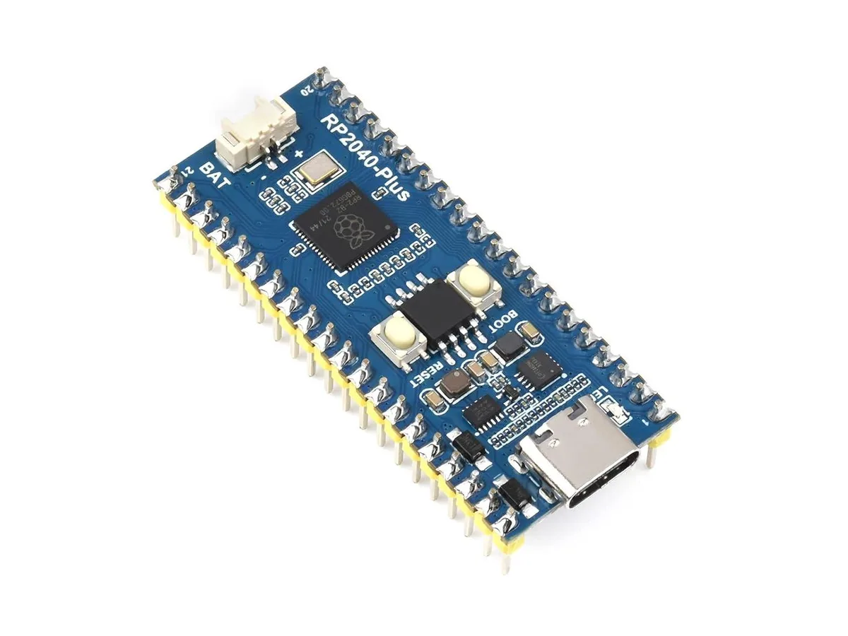 LORDWORLD LORDWORLD RP2040-Plus Mini Board 16MB Flash USB-C Pre-Soldered Header development board — produkto nuotrauka