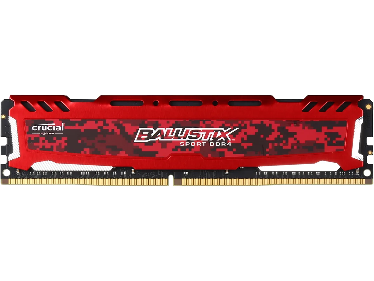 Ballistix Ballistix Sport LT BLS8G4D240FSE 8GB DDR4 2400 CL16 desktop RAM — product photo