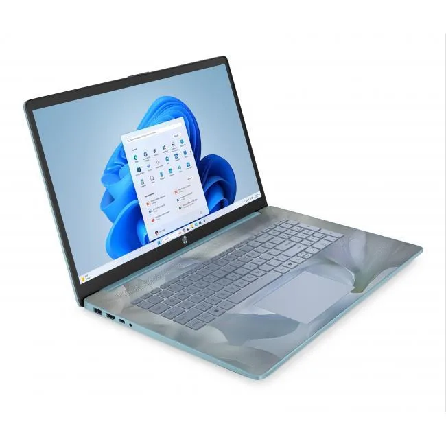 HP 17.3 inch Spring Iridescence touchscreen laptop with wireless mouse