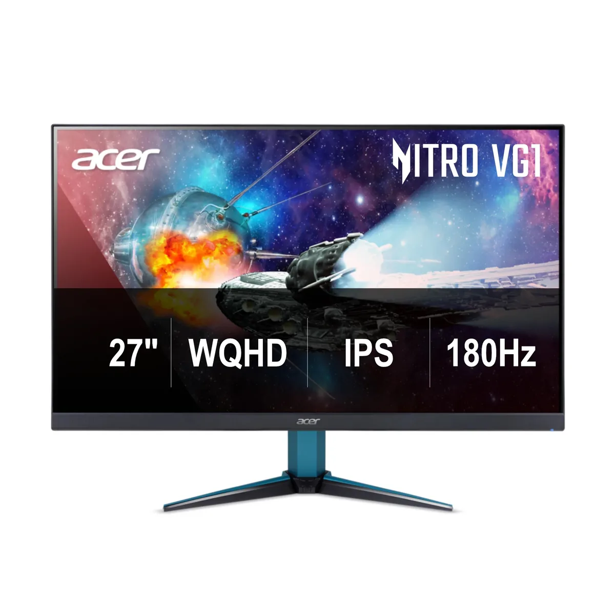 Acer America Acer America UM.HV1AA.301 Nitro 27" WQHD 180Hz IPS gaming monitor — 商品写真