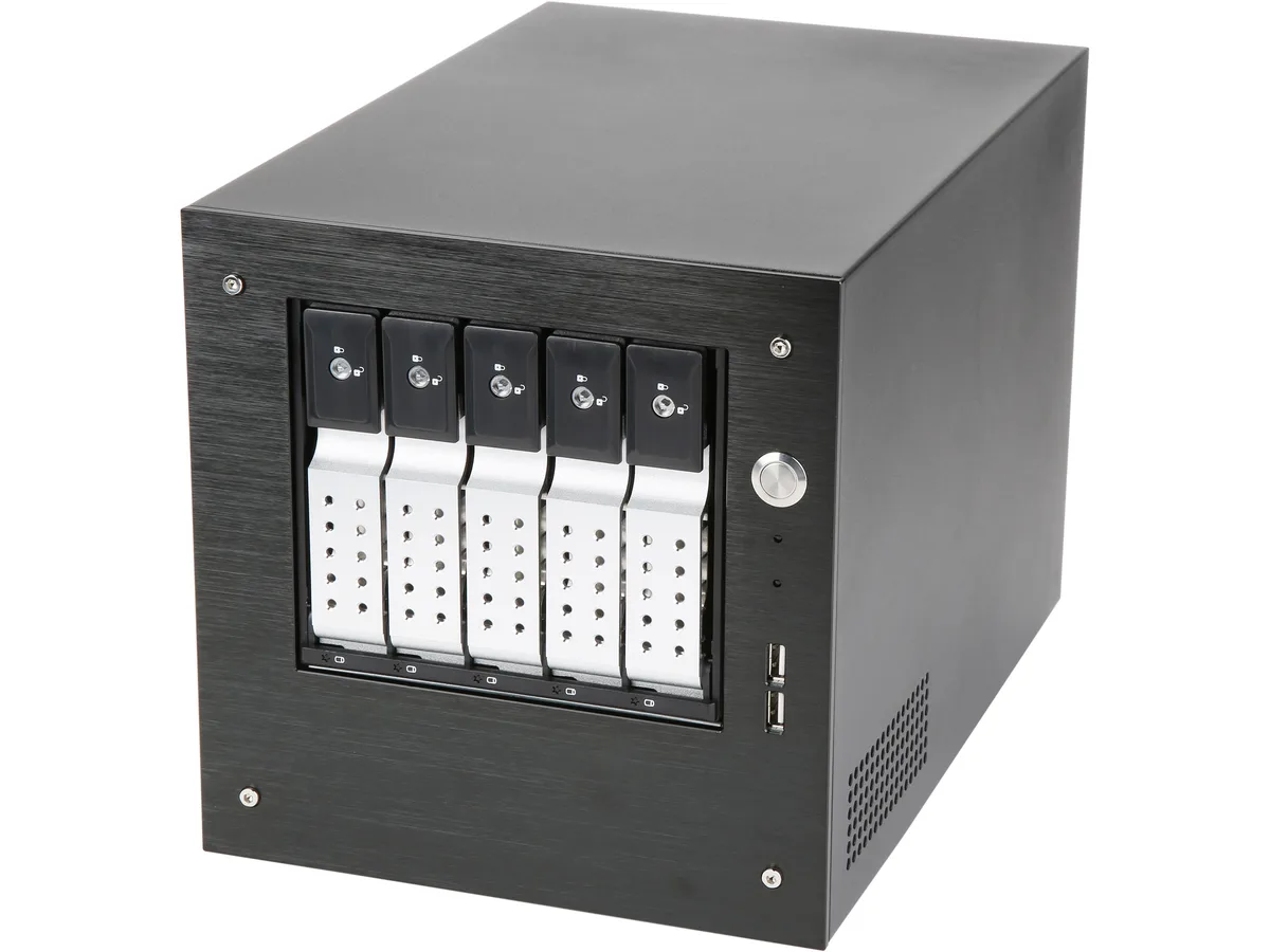 iStarUSA Inc. iStarUSA Inc. S-35-DE5SL Server Chassis Tower 5 x 3.5" Hot-Swap Bays — produktfoto