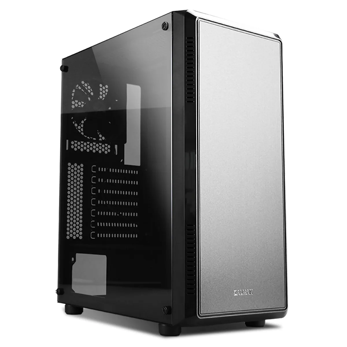 Zalman Zalman S4 ATX Mid-Tower PC Case Gray 2×120mm Fans 315mm GPU 240mm AIO — fotografia produktu