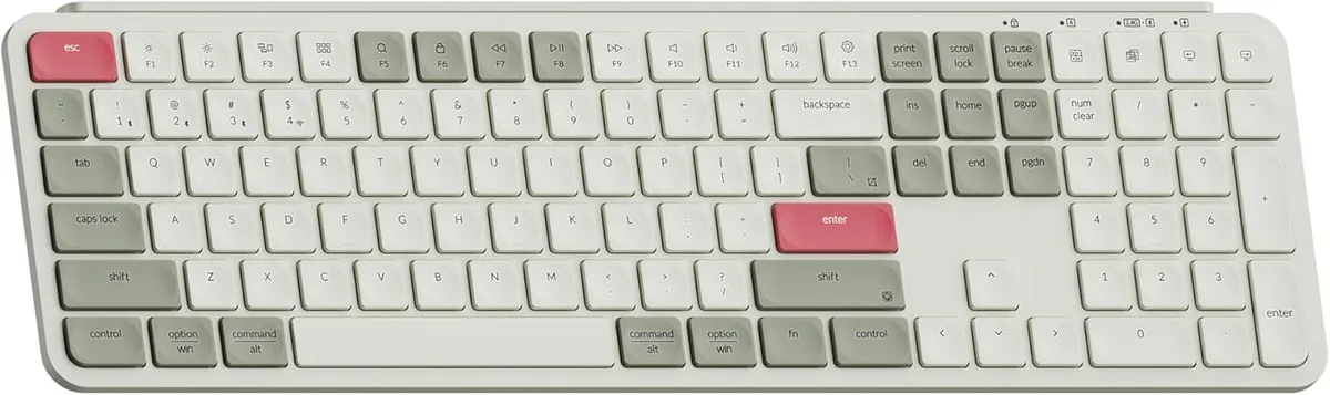 TUKO Lemokey X5 compact mechanical keyboard with shine-through keycaps and gasket mount