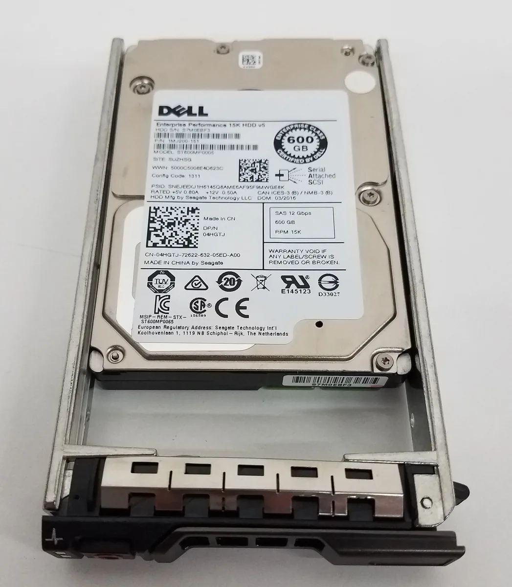 DELL DELL 4HGTJ 600GB 15000 RPM SAS 12 2.5" internal hard drive — foto del producto