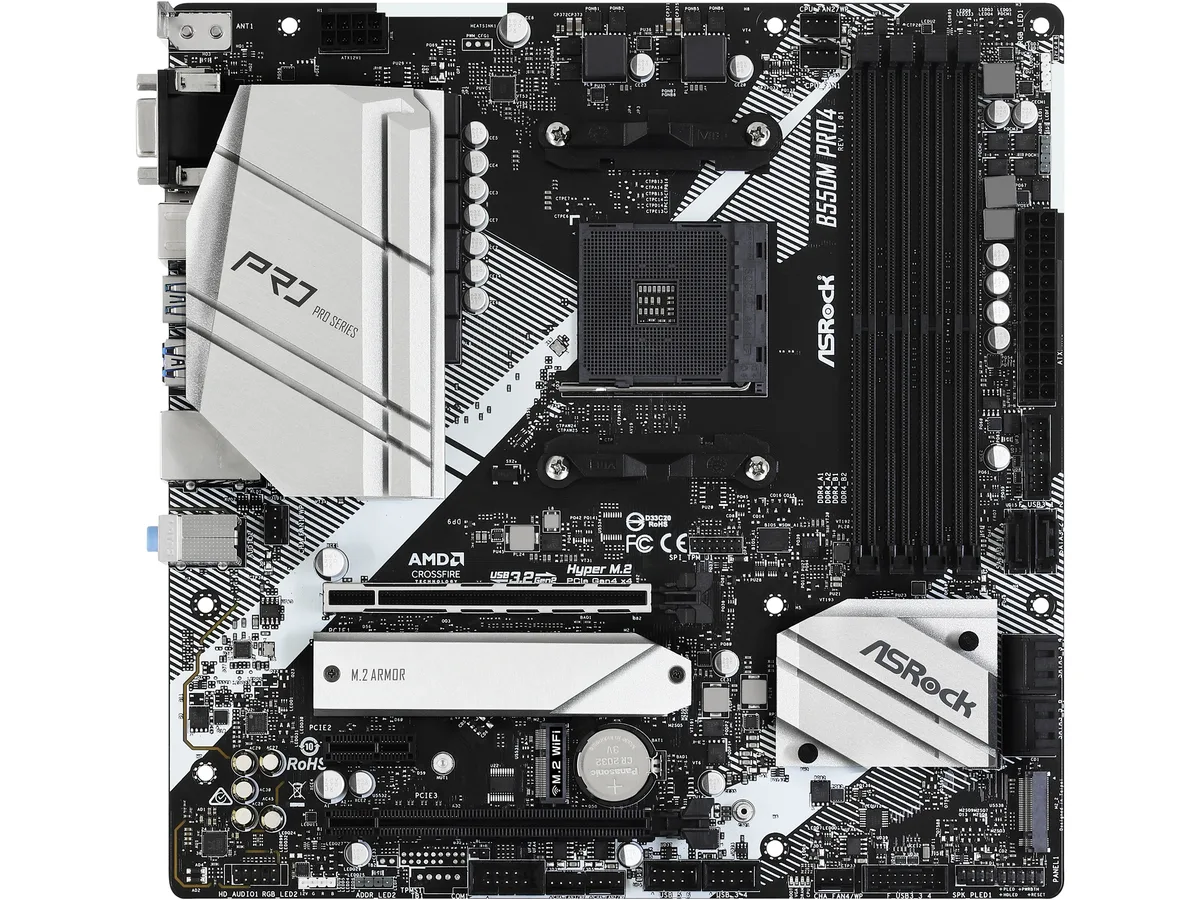ASRock ASRock B550M PRO4 AMD motherboard — product photo