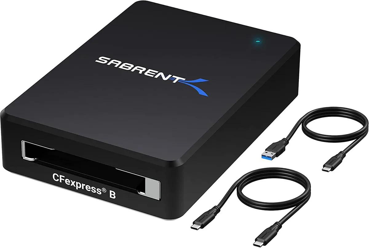 Sabrent Sabrent CR-CFER CFexpress Type B card reader USB 3.2 10Gbps — صورة المنتج