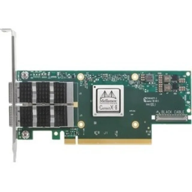 Mellanox Technologies Mellanox Technologies MCX653106AECATSP ConnectX-6 VPI 100GbE Dual-Port QSFP56 PCIe 3.0/4.0 x16 expansion card — product photo