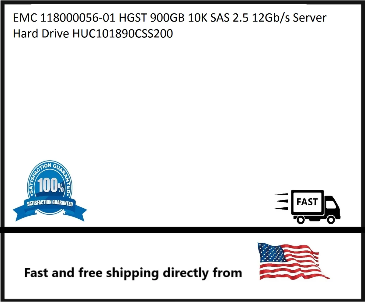 HGST HGST HUC101890CSS200 900GB 10K SAS 12Gb/s 2.5" internal hard drive — fotografia produktu