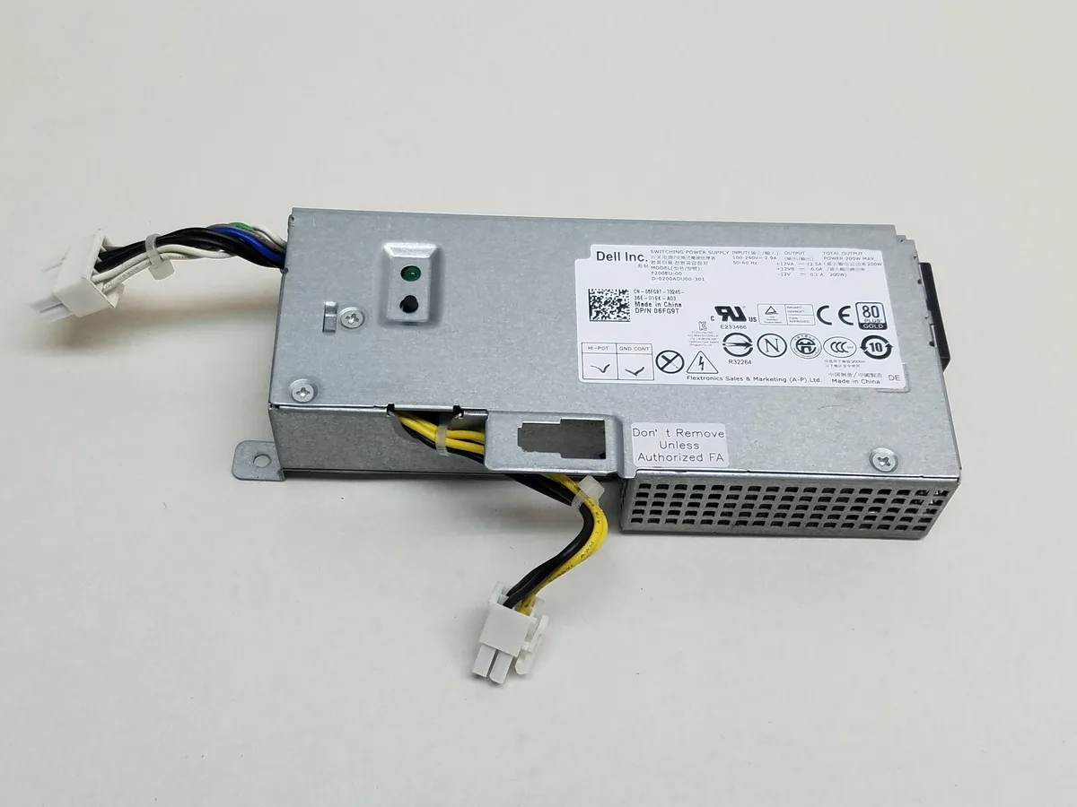 DELL DELL PS-3201-9DA 200W server power supply for OptiPlex 780 790 990 USFF — Produktfoto