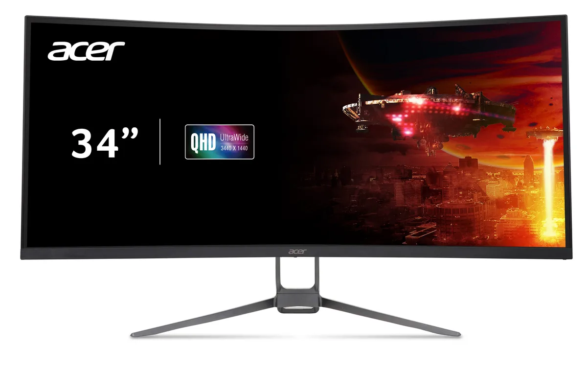 Acer America Acer America UM.CE3AA.001 Nitro 34" 1000R Curved QHD 120Hz gaming monitor — produktbilde
