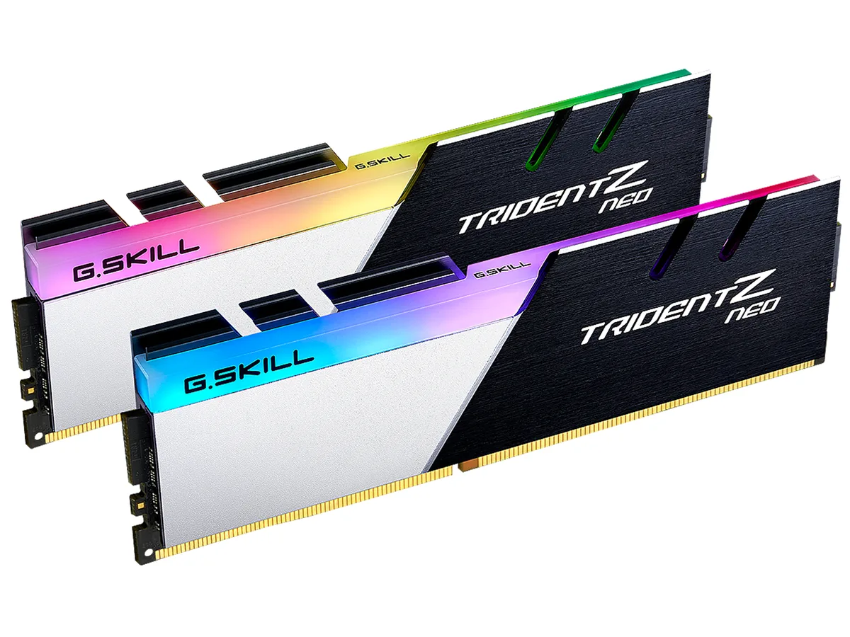 G.SKILL G.SKILL Trident Z Neo F4-4000C18D-32GTZN 32GB (2x16GB) DDR4 4000 CL18 desktop RAM — photo du produit