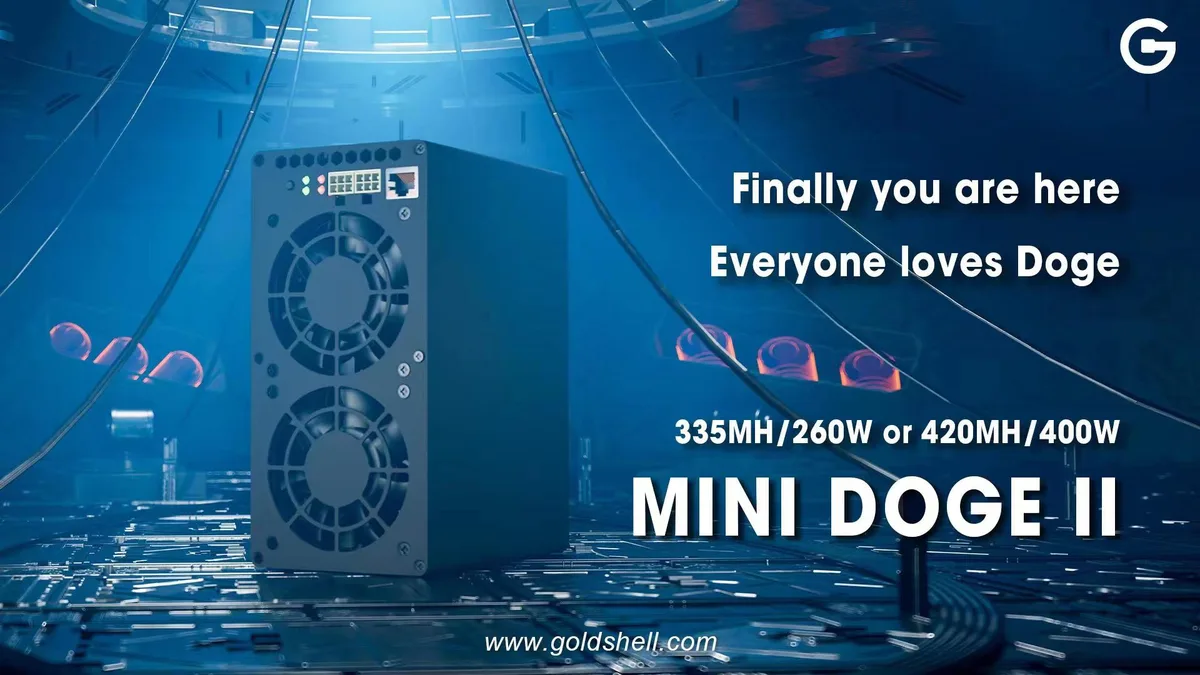 Goldshell Goldshell Mini Doge II 335MH/420MH 260W/400W mining hardware — photo du produit