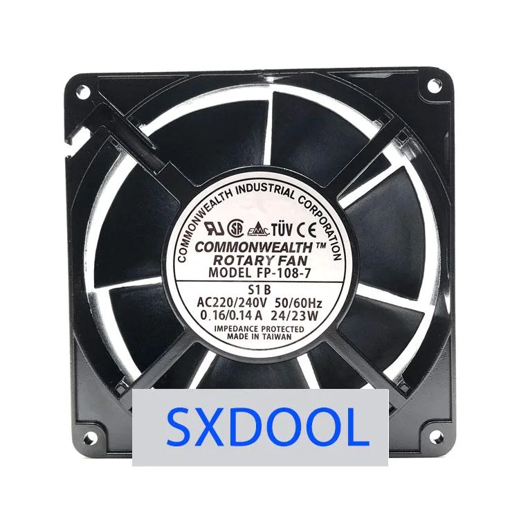 SXDOOL SXDOOL fp-108-7 127mm 220V dual ball bearing case fan — Produktfoto