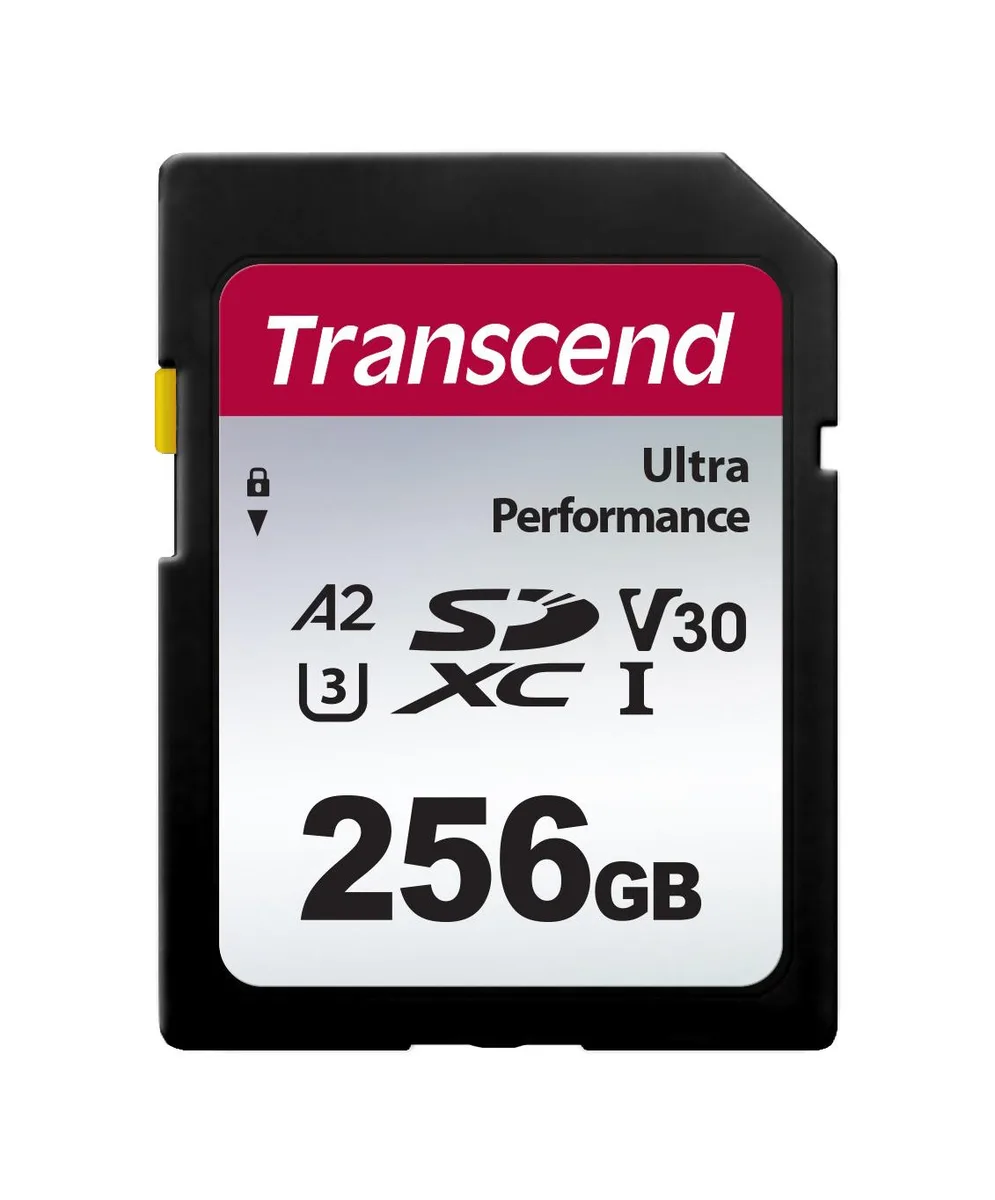 Transcend Transcend 340S 256GB SDXC U3 V30 A1 memory card — φωτογραφία προϊόντος
