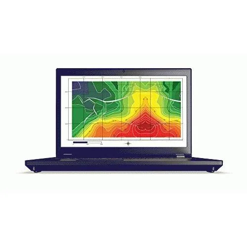 Black 17.3 inch ThinkPad P71 laptop with backlit keyboard and fingerprint reader