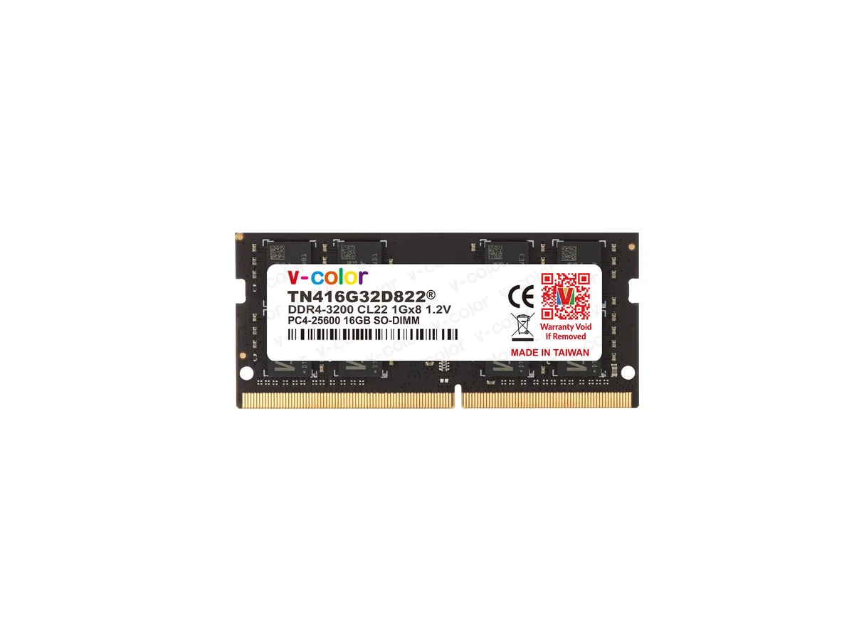 V-color V-color TN416G32D822 16GB DDR4 3200MHz CL22 laptop RAM — 제품 사진