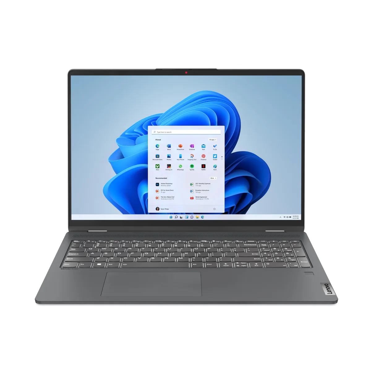 Lenovo Lenovo IdeaPad Flex 5 16IAU7 16" 2-in-1 Touchscreen i7-1255U 16GB 512GB Storm Grey — 제품 사진