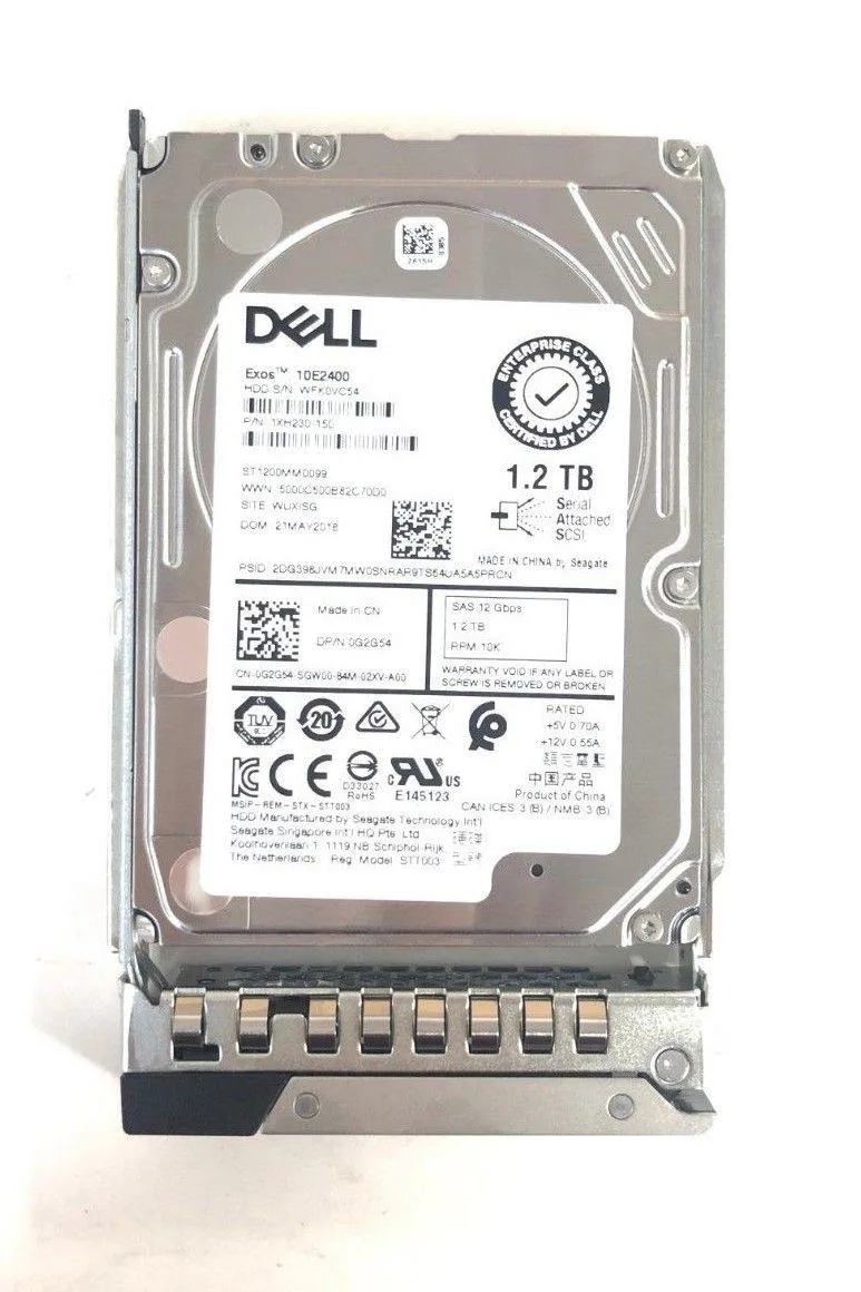 DELL DELL G2G54 1.2TB 10000RPM SAS 2.5" internal hard drive — 商品写真