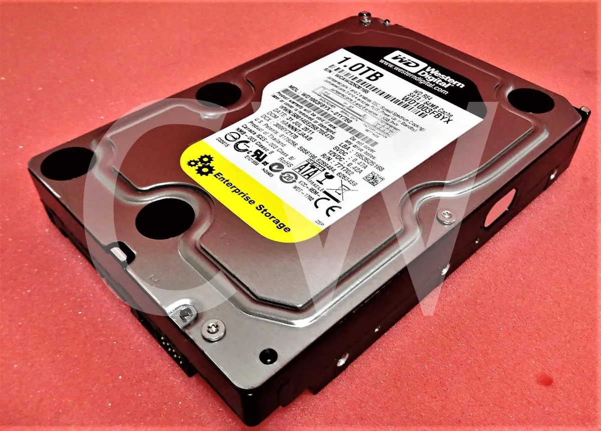Silver 3.5 inch SATA hard drive bare unit