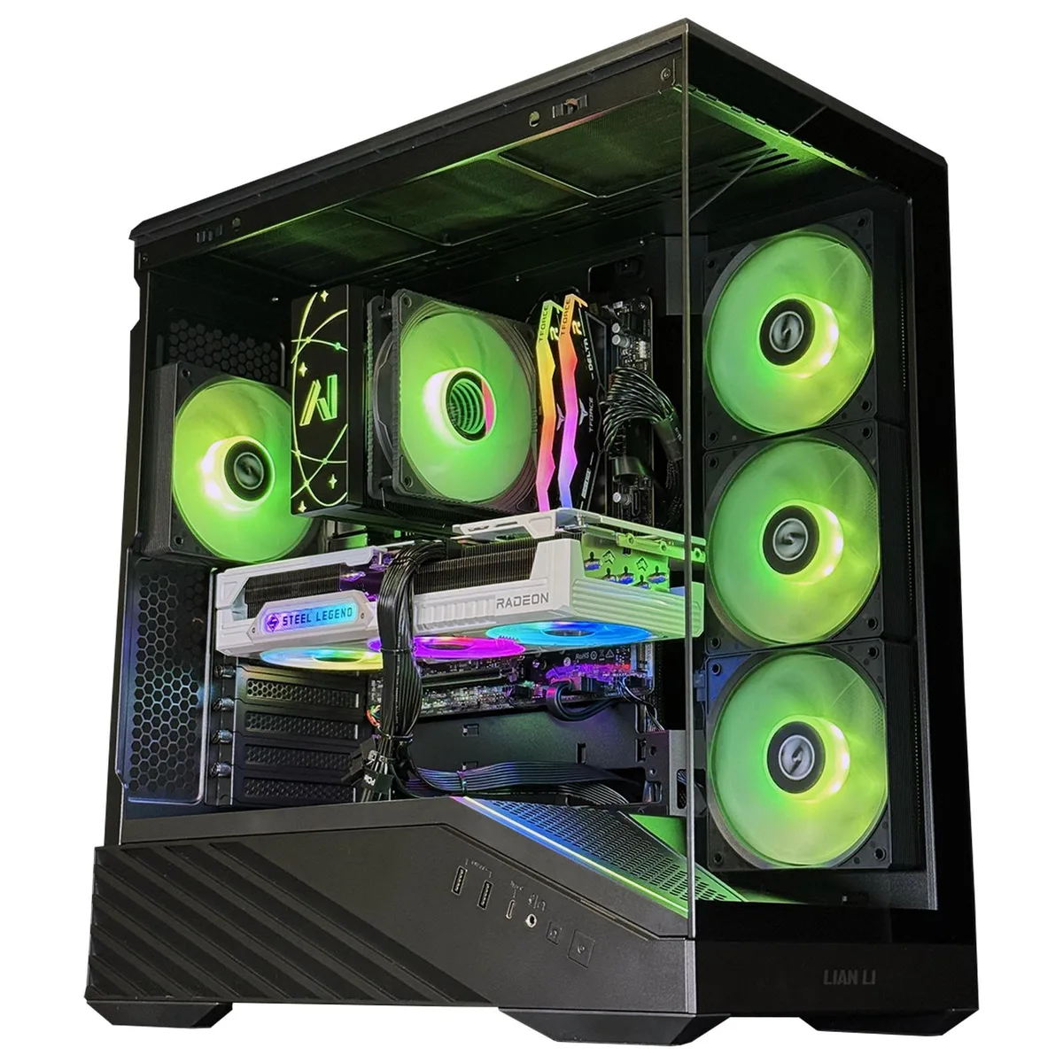 Andromeda Insights Andromeda Insights Advanced 50 Vector Ryzen 5 9600X RX 9070XT 16GB 32GB DDR5 1TB NVMe 850W gaming PC — fotografia produktu